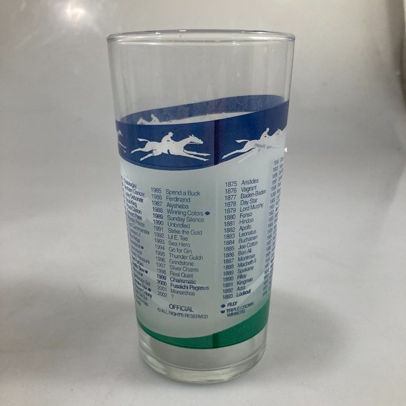 Kentucky Derby Glasses Lot of 5 Churchill Downs 1999, 2000, 2001, 2002, 2003 - Picture 9 of 11